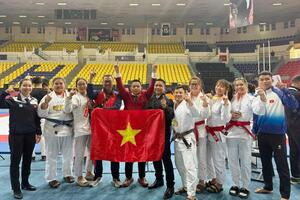 Jujitsu Việt Nam giành 7 huy chương vàng châu Á