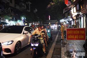 Tăng cường xử lý vi phạm nồng độ cồn về đêm