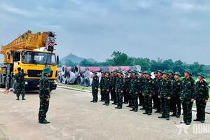 Đường dây 500kV Lào Cai-Vĩnh Yên: Quân khu 2 “chia lửa” trên tuyến thi công gian khó bậc nhất