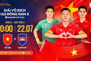 Xem trực tiếp bóng đá U23 Việt Nam và U23 Campuchia, giải U23 Đông Nam Á 2025