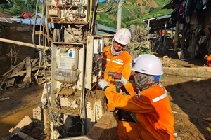 Tập trung khôi phục hệ thống điện tại các xã, bản bị ảnh hưởng bởi mưa lũ