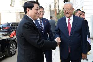 Chủ tịch nước Lương Cường hội kiến Chủ tịch Hạ viện Ai Cập