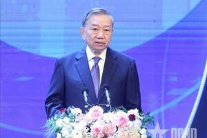 Tổng Bí thư Tô Lâm và Thủ tướng Phạm Minh Chính dự Lễ kỷ niệm 80 năm Ngày truyền thống ngành Tài chính