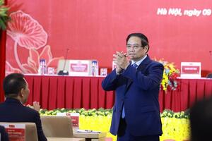 Thủ tướng Phạm Minh Chính dự Đại hội Đảng bộ Tập đoàn Điện lực Việt Nam lần thứ IV