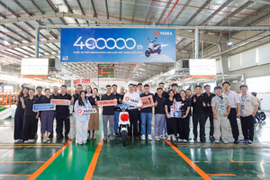 Yadea chính thức xuất xưởng xe máy điện thứ 400.000 tại Việt Nam