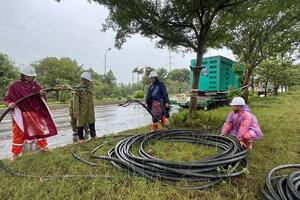 EVN khẩn trương khắc phục sự cố điện do ảnh hưởng của bão số 5