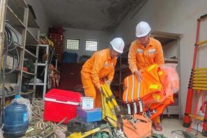 Ngành điện miền Bắc ưu tiên mọi nguồn lực khắc phục bão số 5