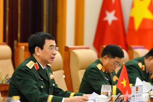 Đại tướng Phan Văn Giang hội đàm với Bộ trưởng Bộ Quốc phòng Thổ Nhĩ Kỳ