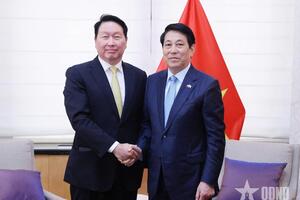 Chủ tịch nước Lương Cường đánh giá cao những đóng góp của các doanh nghiệp Hàn Quốc