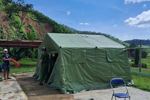 Thanh Hóa: Dựng lều dã chiến, khẩn trương sơ tán dân tránh bão số 10