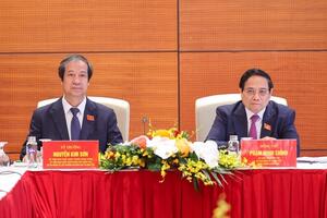 Đại hội Đảng bộ Chính phủ thảo luận tại tổ về các dự thảo văn kiện