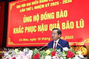 Cà Mau chung tay hỗ trợ đồng bào vùng bão, lũ