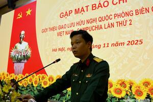 Gặp mặt báo chí giới thiệu Giao lưu hữu nghị quốc phòng biên giới Việt Nam-Campuchia lần thứ 2