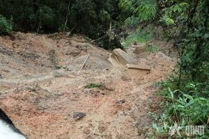 Đèo Prenn lên Đà Lạt sạt lở nặng, ngừng lưu thông hai chiều