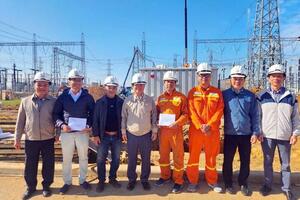 PTC1 tăng tốc thi công lắp kháng bù ngang trạm biến áp 500kV Thanh Hóa