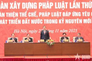 Chủ tịch Quốc hội Trần Thanh Mẫn chủ trì Diễn đàn xây dựng pháp luật lần thứ nhất