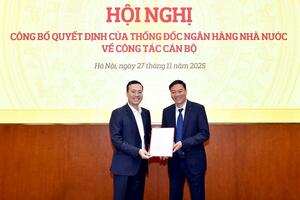 Bổ nhiệm Phó Vụ trưởng Vụ Tổ chức cán bộ Ngân hàng Nhà nước Việt Nam
