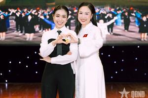 Thượng úy, ca sĩ Trần Bích Ngọc: 10 năm Sao Mai và món quà âm nhạc dâng Đảng