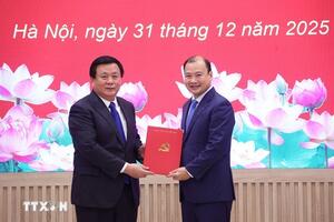 Đồng chí Lê Hải Bình giữ chức Phó giám đốc Học viện Chính trị quốc gia Hồ Chí Minh