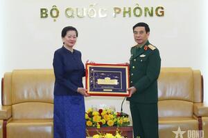 Hợp tác quốc phòng Việt Nam - Campuchia ngày càng thực chất, hiệu quả