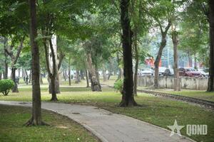 Không gian công viên xanh, sạch, đẹp