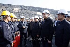 Tổng Bí thư Tô Lâm: Anh chị em công nhân mỏ phát huy tinh thần “Kỷ luật và Đồng tâm”