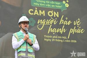 Hơn 1.100 công nhân được trao quà Tết tại chương trình “Xây Tết 2026”