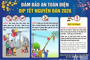 Cẩn trọng bóng bay, cánh diều làm mất an toàn hệ thống điện