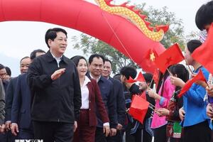 Chủ tịch nước Lương Cường dự Lễ phát động 'Tết trồng cây đời đời nhớ ơn Bác Hồ' tại Lào Cai