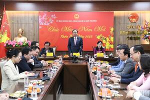 Chủ tịch Quốc hội Trần Thanh Mẫn làm việc với các Ủy ban của Quốc hội