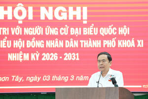 Chủ tịch Quốc hội Trần Thanh Mẫn: Ưu tiên gỡ nút thắt thể chế cho TP. Hồ Chí Minh