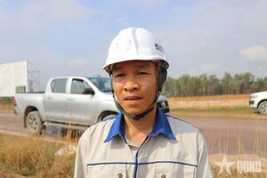 Sôi nổi khí thế thi đua trên công trường Thủy điện Trị An mở rộng