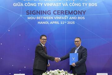 VinFast hợp tác với Bengkel BOS mở rộng mạng lưới xưởng dịch vụ tại Indonesia