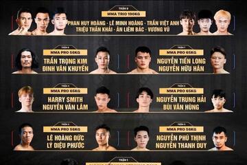 Lion Championship 29: Tâm điểm màn so tài giữa võ sĩ Việt Nam và Trung Quốc