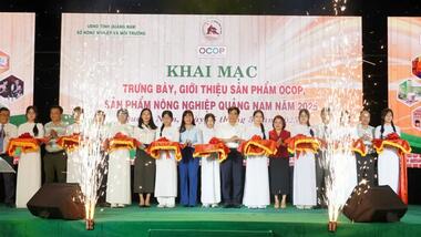 Khai mạc triển lãm sản phẩm OCOP tỉnh Quảng Nam năm 2025