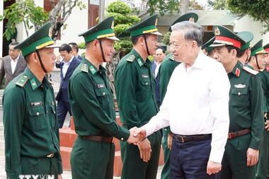 Tổng Bí thư Tô Lâm: Bộ đội Biên phòng tuyệt đối không chủ quan, lơ là trong bất kỳ tình huống nào