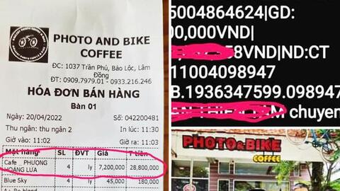 Người bán ly cà phê ‘đắt nhất Việt Nam’ bị xử phạt gần 19 triệu đồng