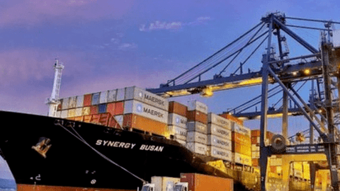 Tàu biển chở container lớn nhất thế giới mở tuyến tới Quảng Ninh