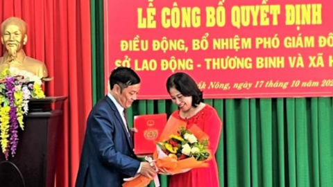 Phó Giám đốc Sở Lao động Đắk Nông xin nghỉ việc sau hơn một tháng được bổ nhiệm