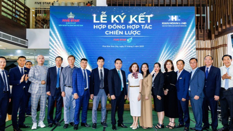 Tập đoàn Quốc tế Năm Sao ký kết hợp tác chiến lược cùng Tập đoàn Khải Hoàn Land