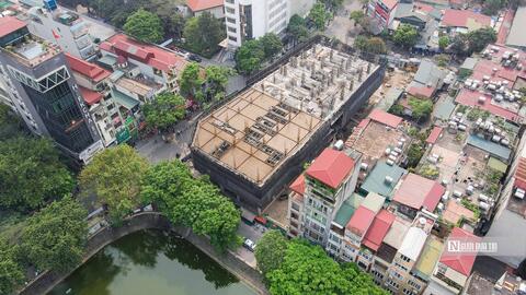 Tiến độ thi công Dự án Langs Village tại 82 Chùa Láng