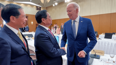 Thủ tướng Phạm Minh Chính gặp Tổng thống Mỹ Joe Biden