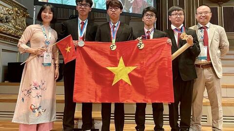 Việt Nam đoạt 3 huy chương vàng tại Olympic Hóa học Quốc tế
