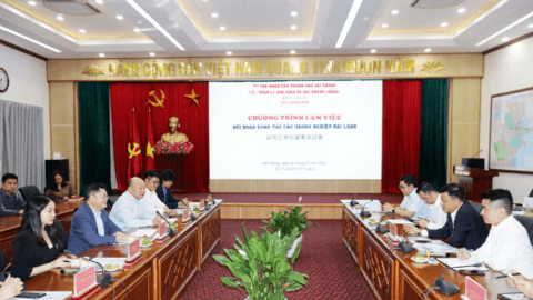 Đoàn nhà đầu tư Đài Loan quan tâm khu phi thuế quan Xuân Cầu ở Hải Phòng