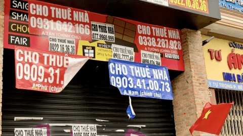 "Cơn lốc" trả mặt bằng nhà phố cho thuê tại vị trí trung tâm Hà Nội, TP.HCM lan rộng