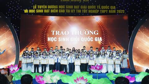 Nghệ An sẽ chi khoảng 4 tỷ đồng khen thưởng học sinh giỏi