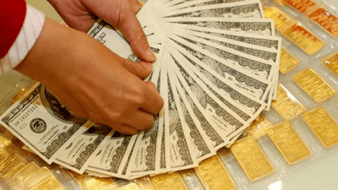 Giá vàng tiếp tục tăng, USD chững lại