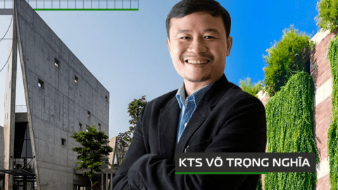KTS Võ Trọng Nghĩa: “Khởi nguồn của mọi ý tưởng thiết kế đến từ mong muốn bảo vệ trái đất, giúp con người sống tốt hơn”