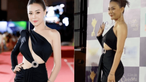Phương Oanh xả kho loạt hình lẻ bóng trên thảm đỏ, so với ảnh qua camera thường khác "một trời một vực"?