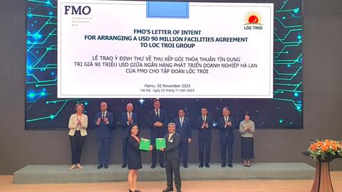 Lộc Trời nhận gói tín dụng 90 triệu USD từ ngân hàng Hà Lan